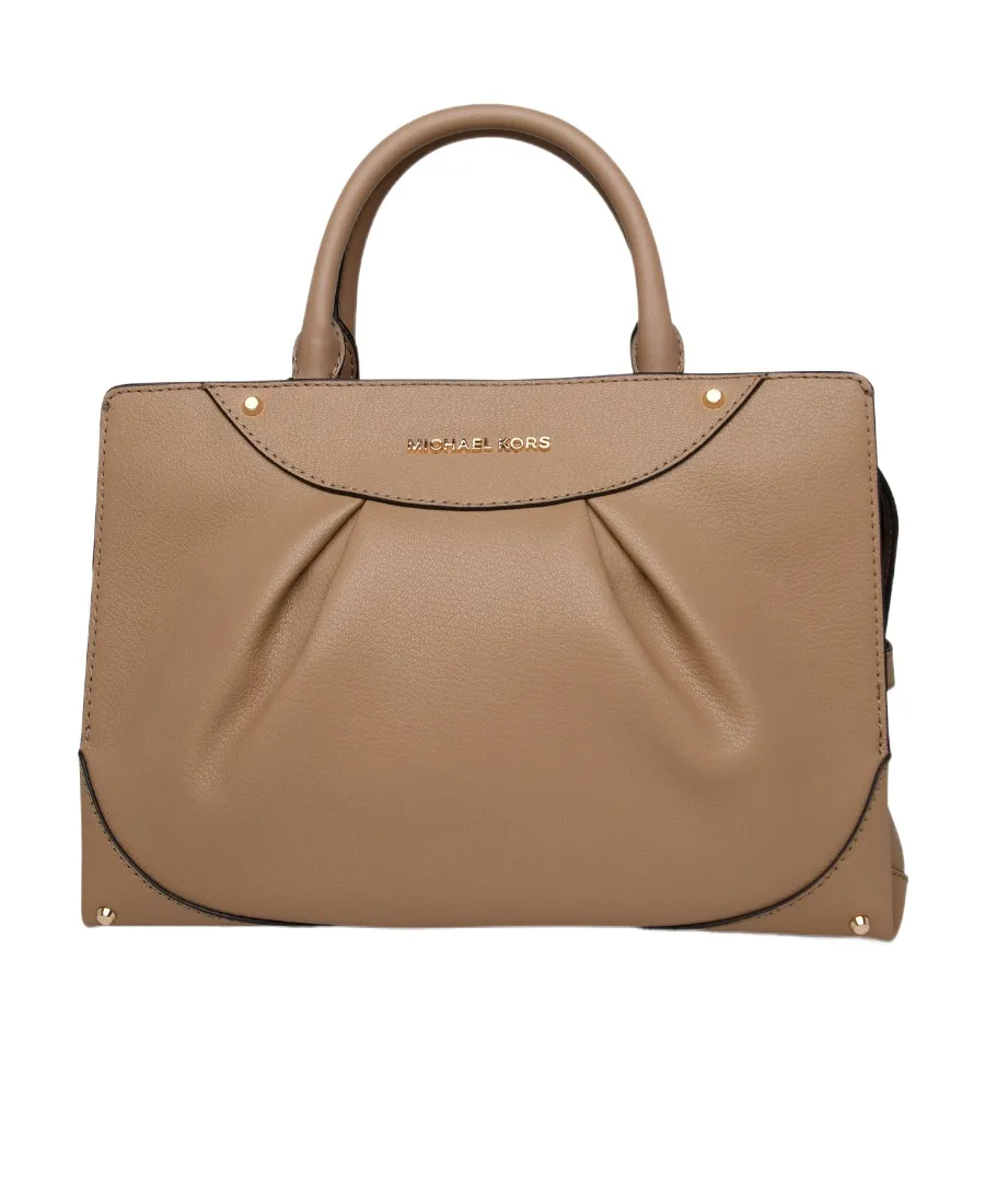 Medium Enzo Leather Shoulder Bag