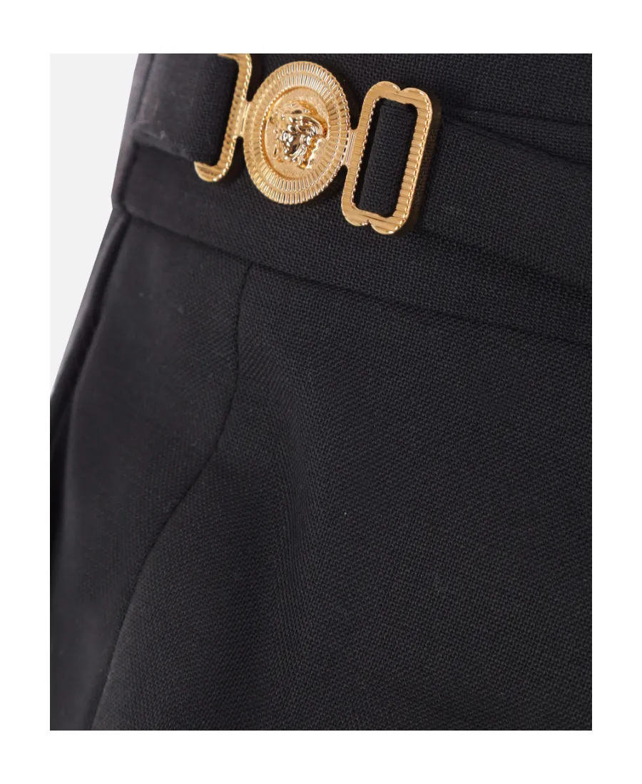 Versace Medusa Detailed Tailored Pants
