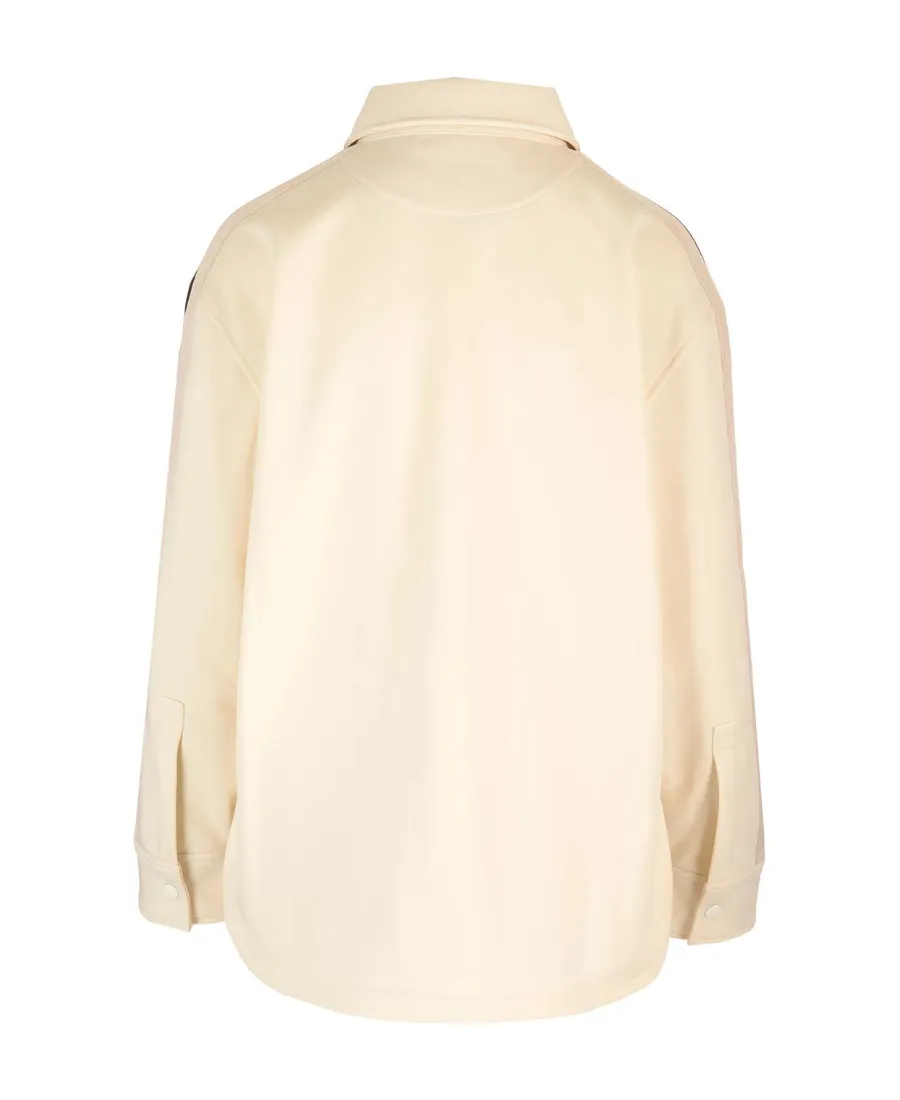 Palm Angels Logo Embroidered Buttoned Track Shirt