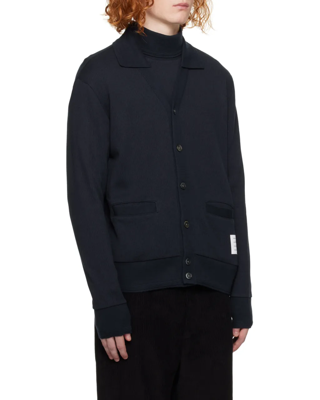 Thom Browne Logo Patch Cardigan