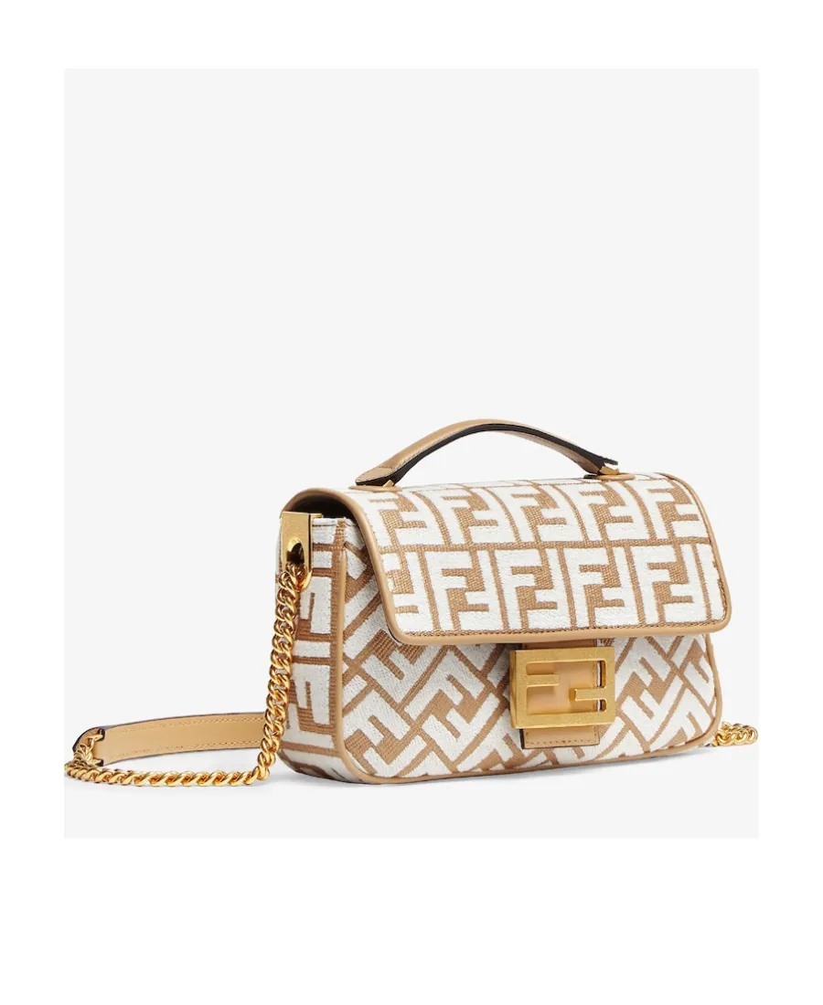 Fendi Baguette Chain Midi Shoulder Bag