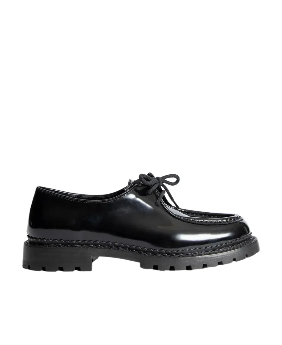 Saint Laurent Malo Slip-On Lace-Up Shoes