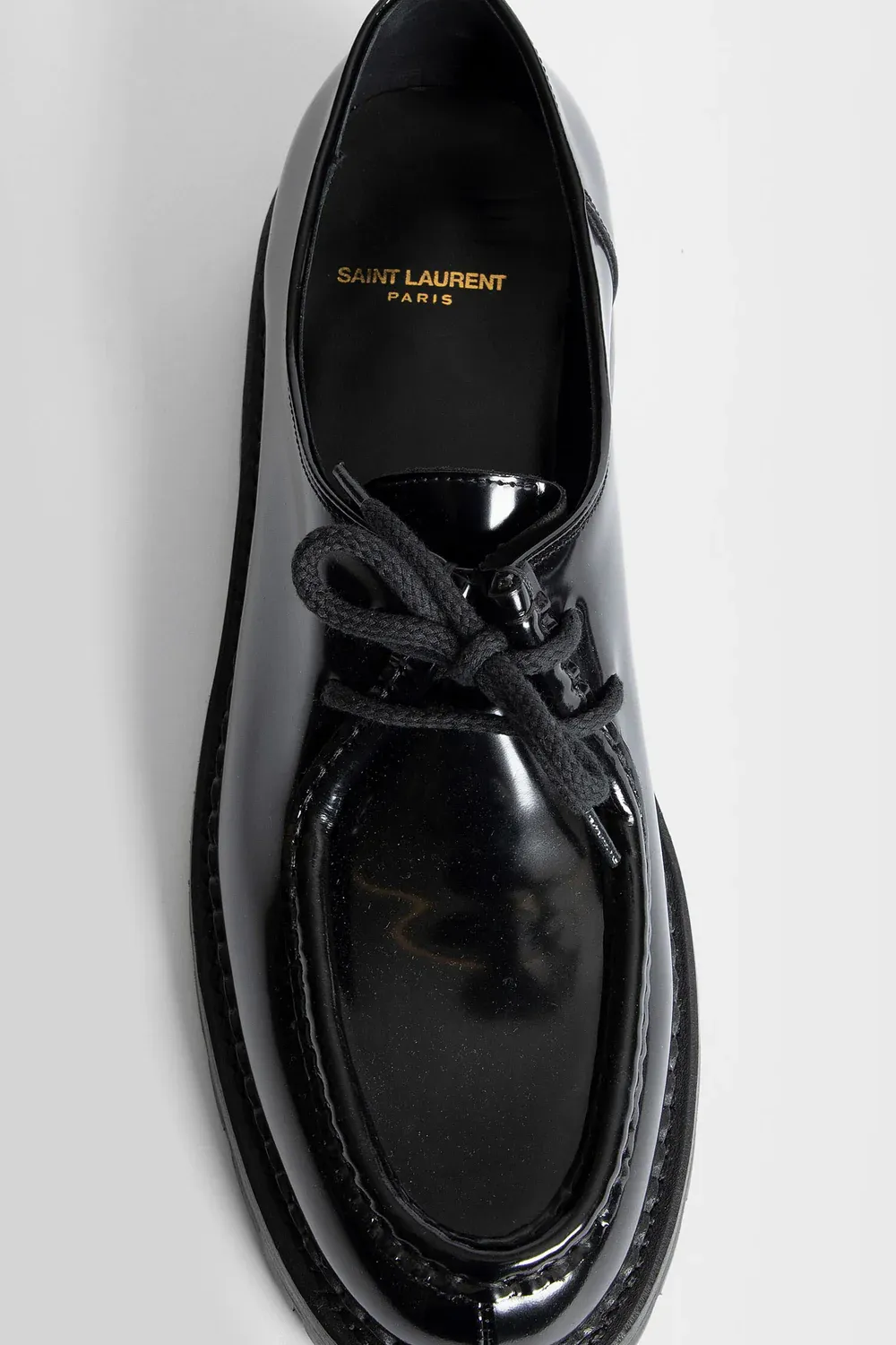 Saint Laurent Malo Slip-On Lace-Up Shoes