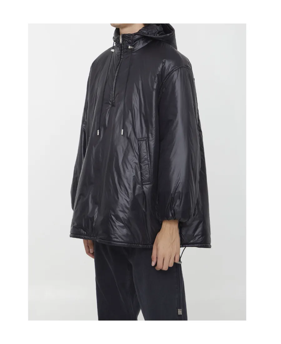 Saint Logo Embossed Drawstring Jacket