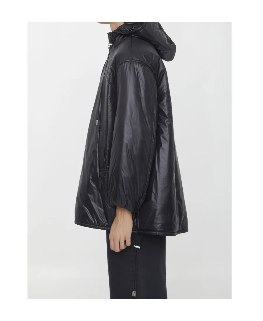 Saint Logo Embossed Drawstring Jacket