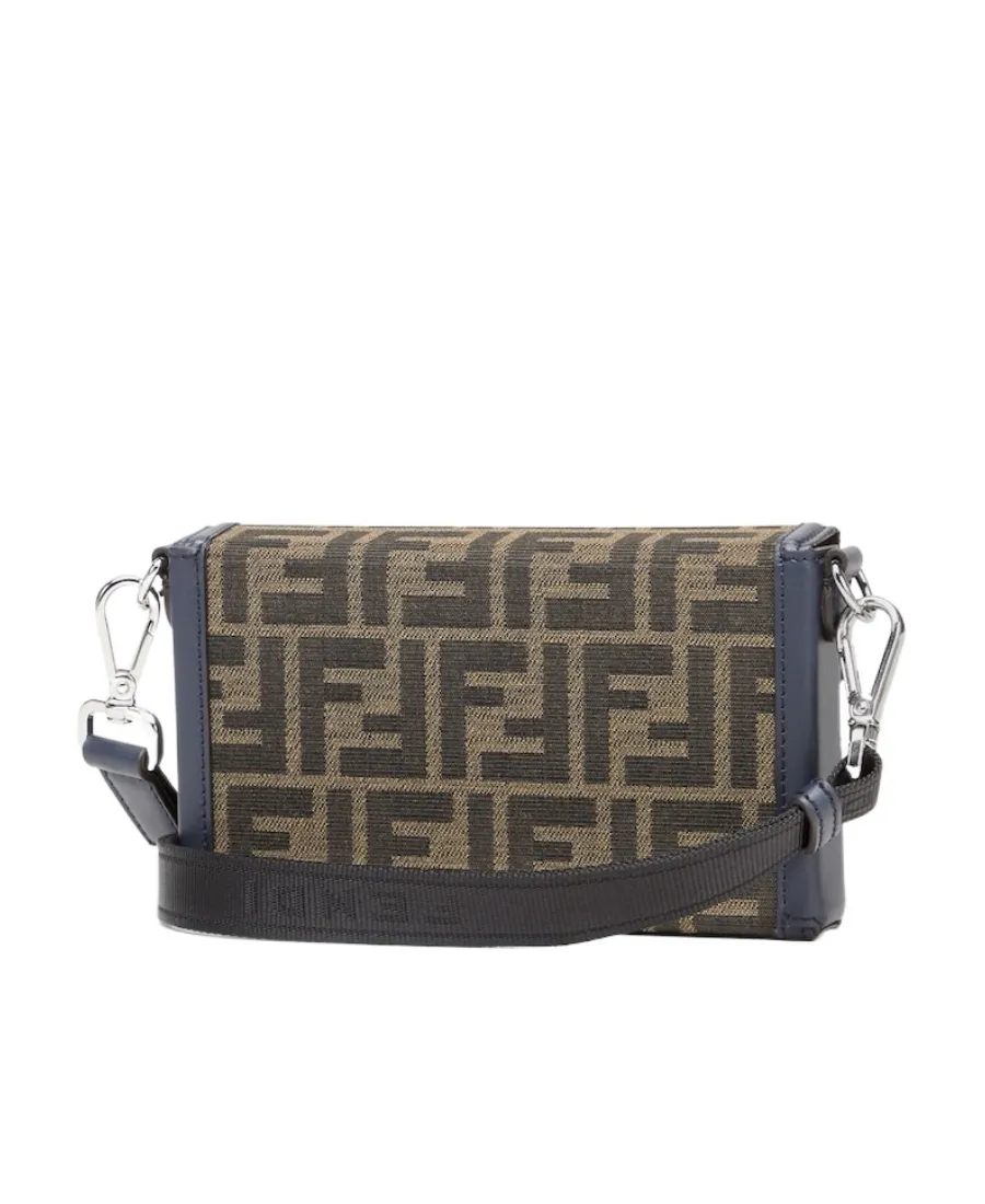 Brown Fabric Phone Pouch