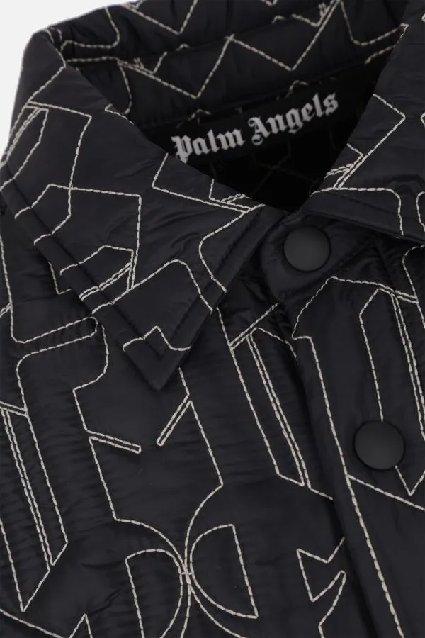 Palm Angels Monogram Long-Sleeved Shirt