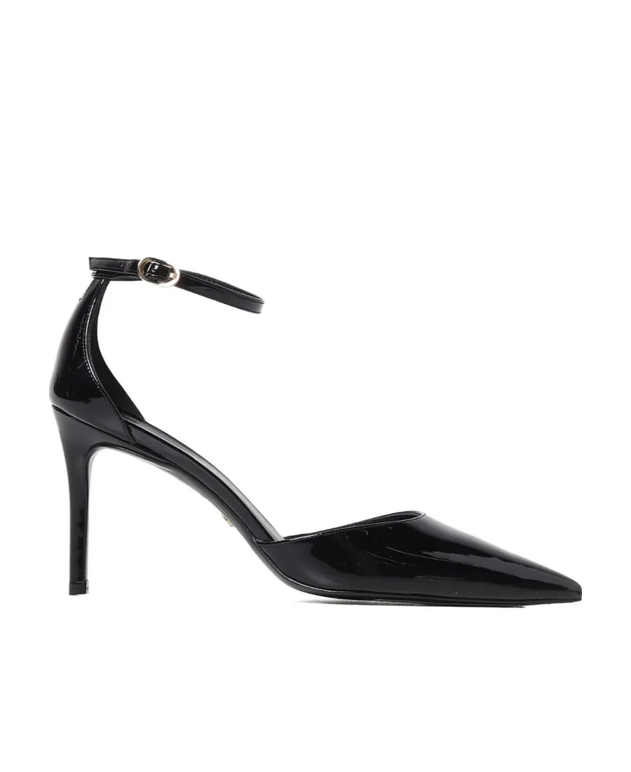 Pointed Logo Heels
