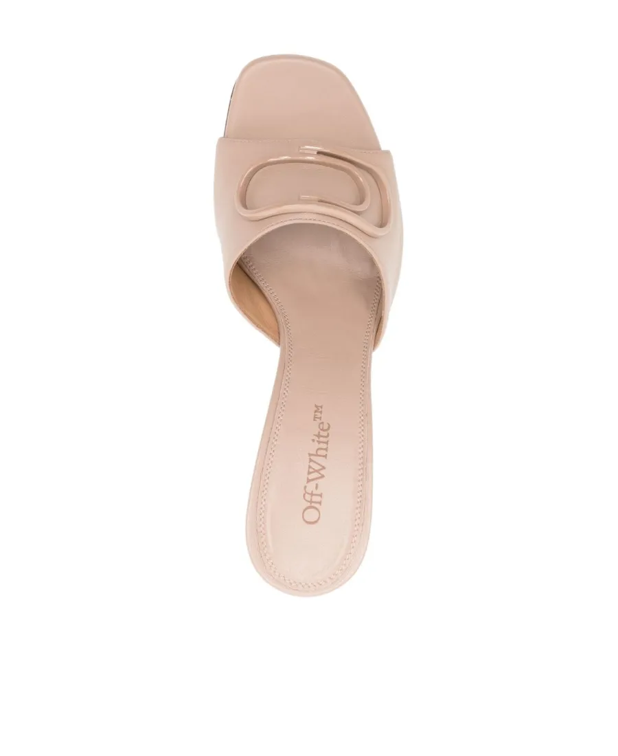 Pop Paperclip 100M Leather Mules