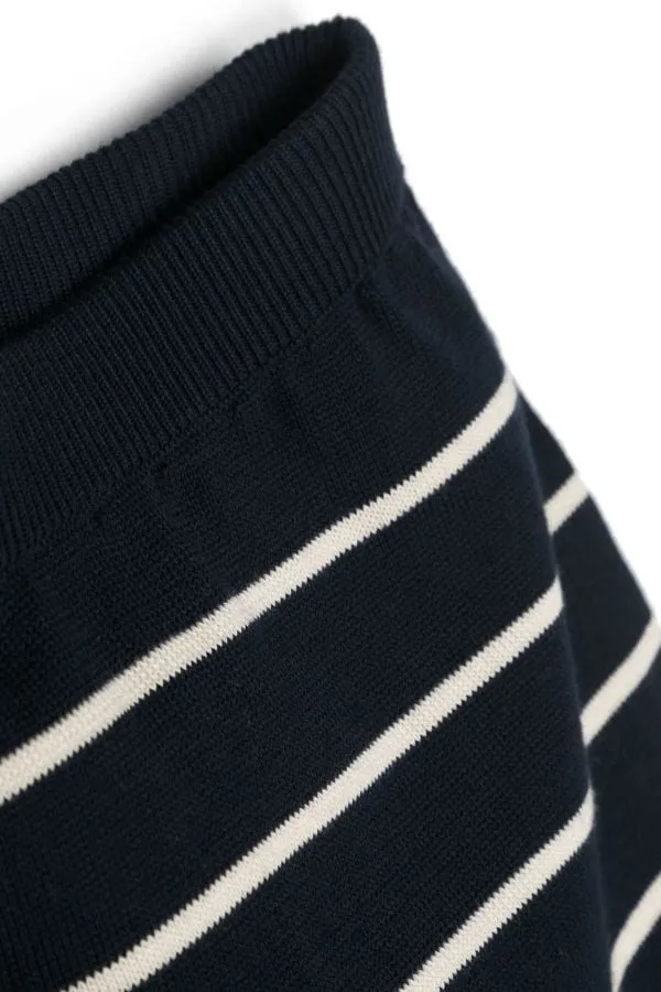Striped Knit Two-Piece Set