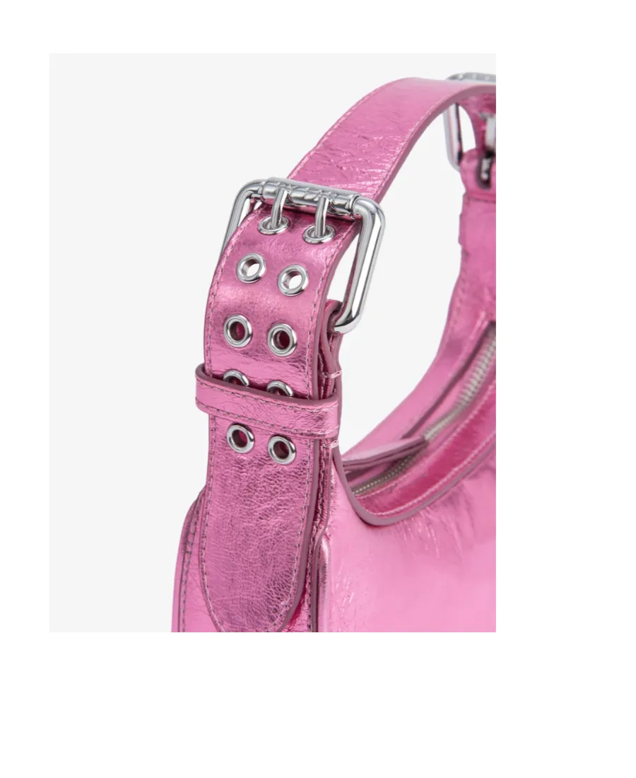 By Far Soho Metallic Mini Shoulder Bag