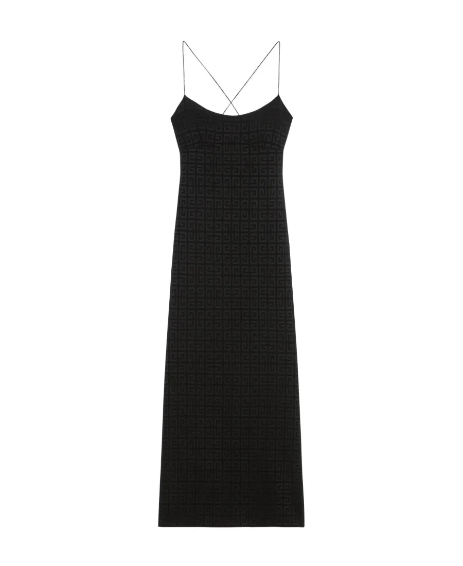 Givenchy 4G Jacquard Spaghetti Dress