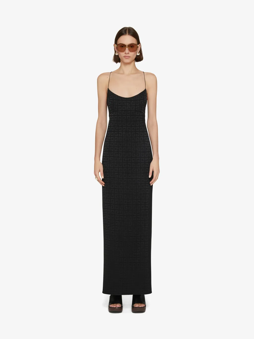Givenchy 4G Jacquard Spaghetti Dress