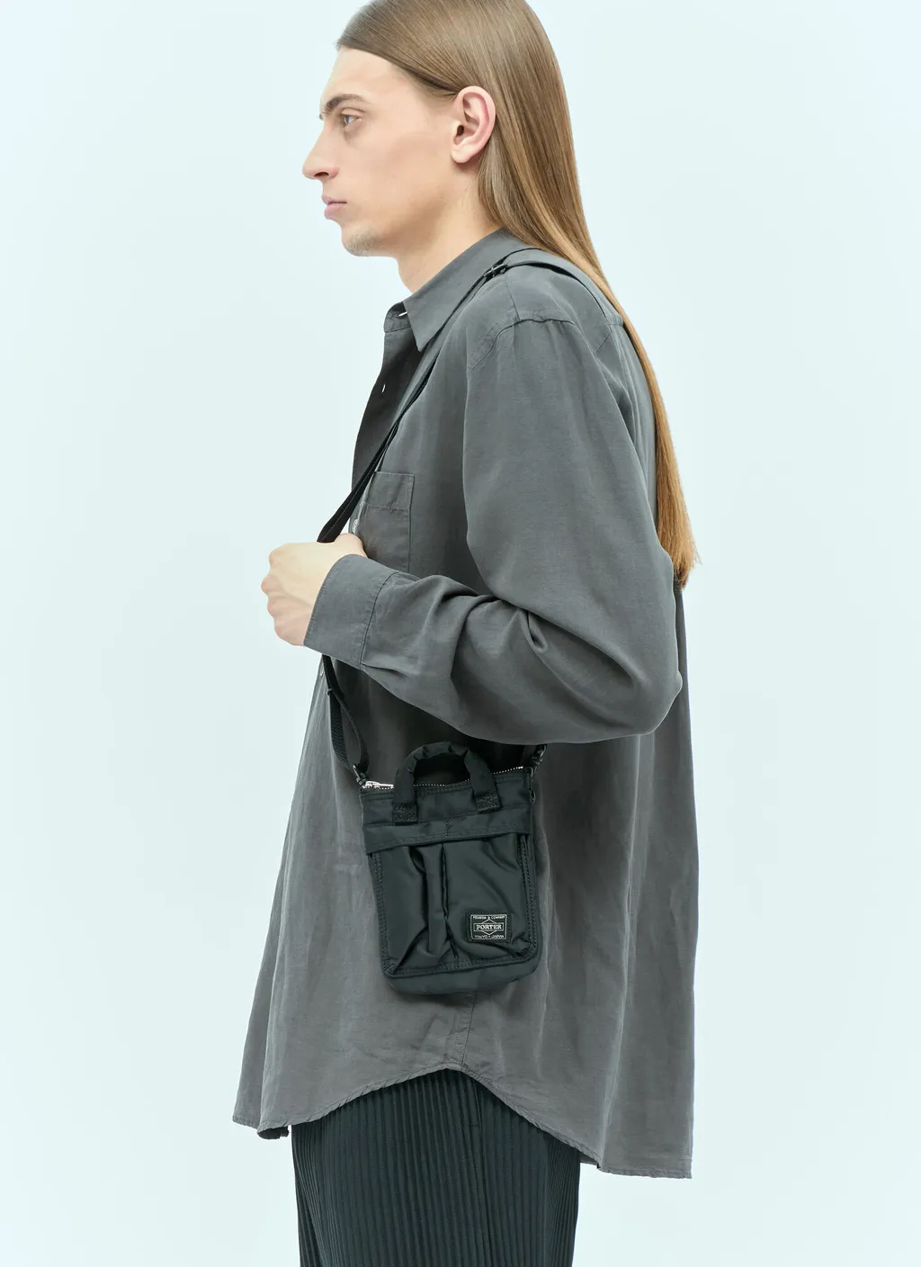 Double Top Handle Cross-Body Bag