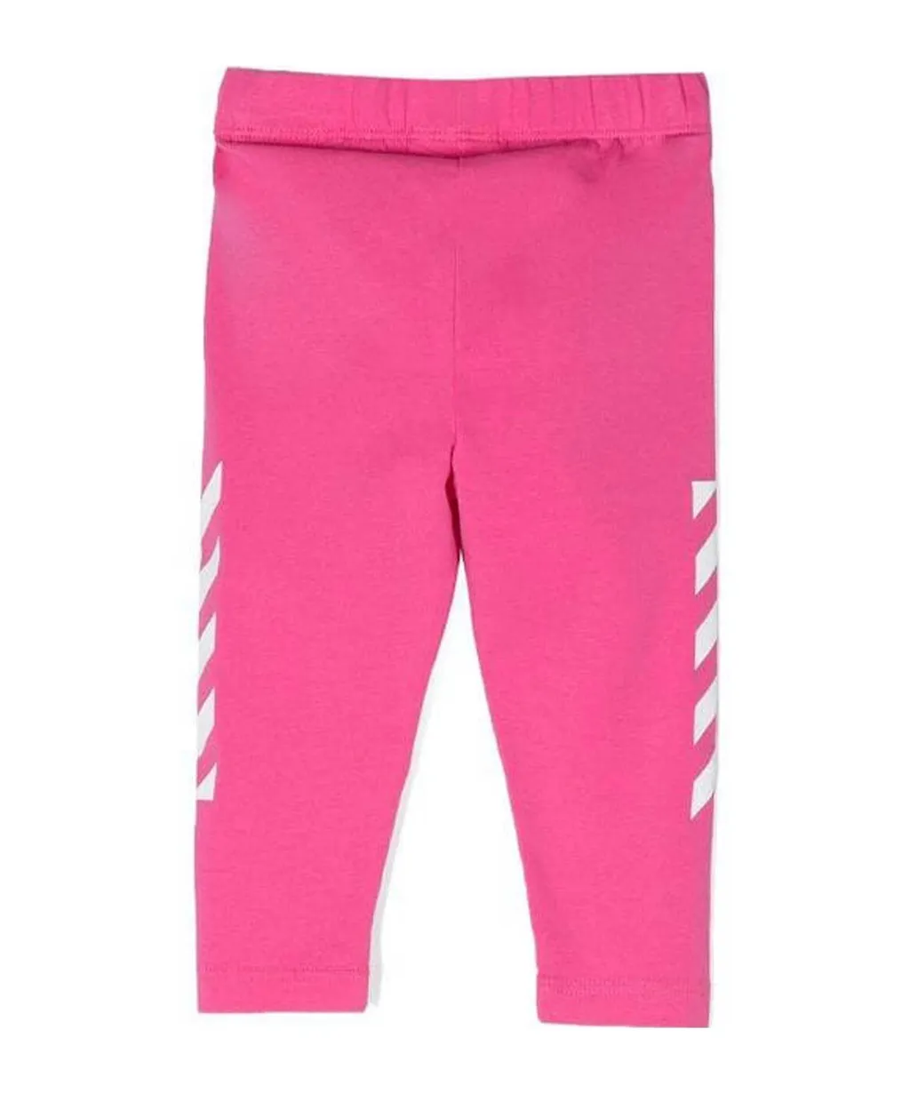 Logo-Print Cotton Leggings