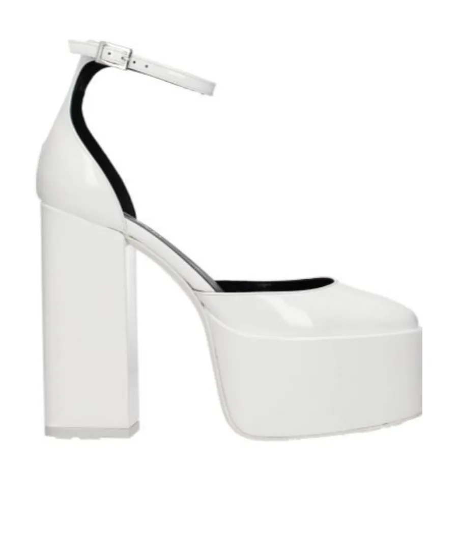 Paris Texas Round Toe Platform Pumps