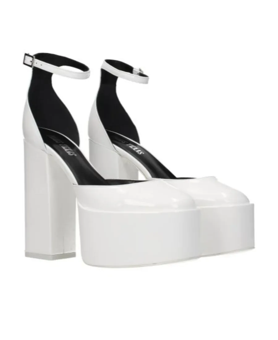 Paris Texas Round Toe Platform Pumps
