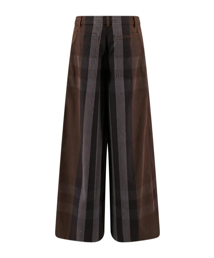 Burberry High Waist Wide Leg Trousers