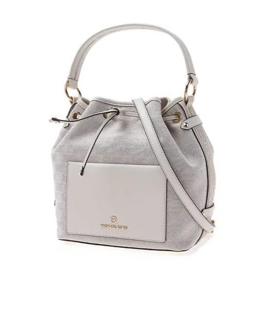 Maeve Monogram-Print Bucket Bag