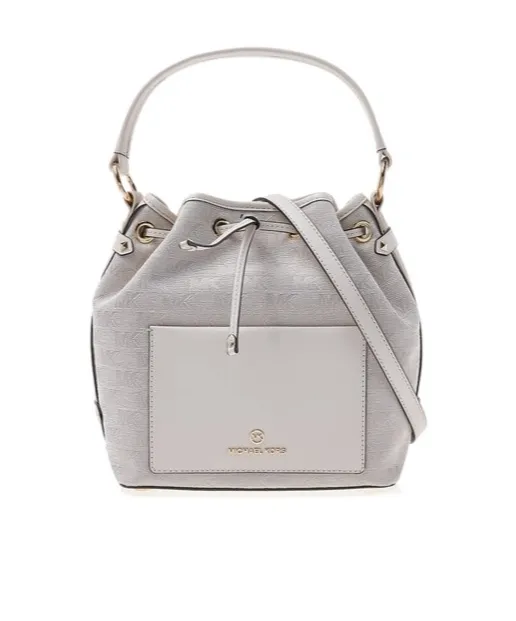Maeve Monogram-Print Bucket Bag