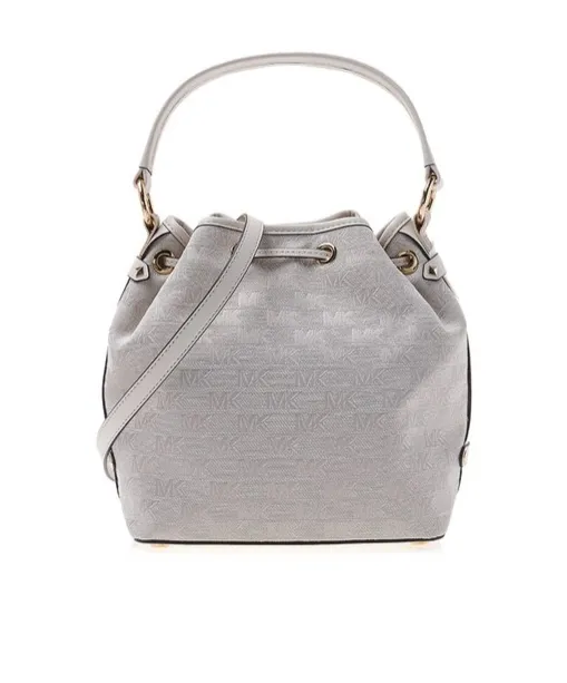 Maeve Monogram-Print Bucket Bag