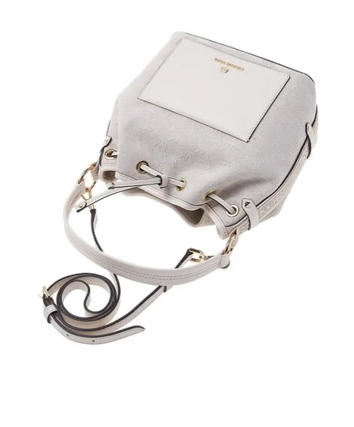 Maeve Monogram-Print Bucket Bag