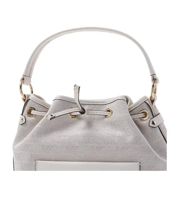 Maeve Monogram-Print Bucket Bag