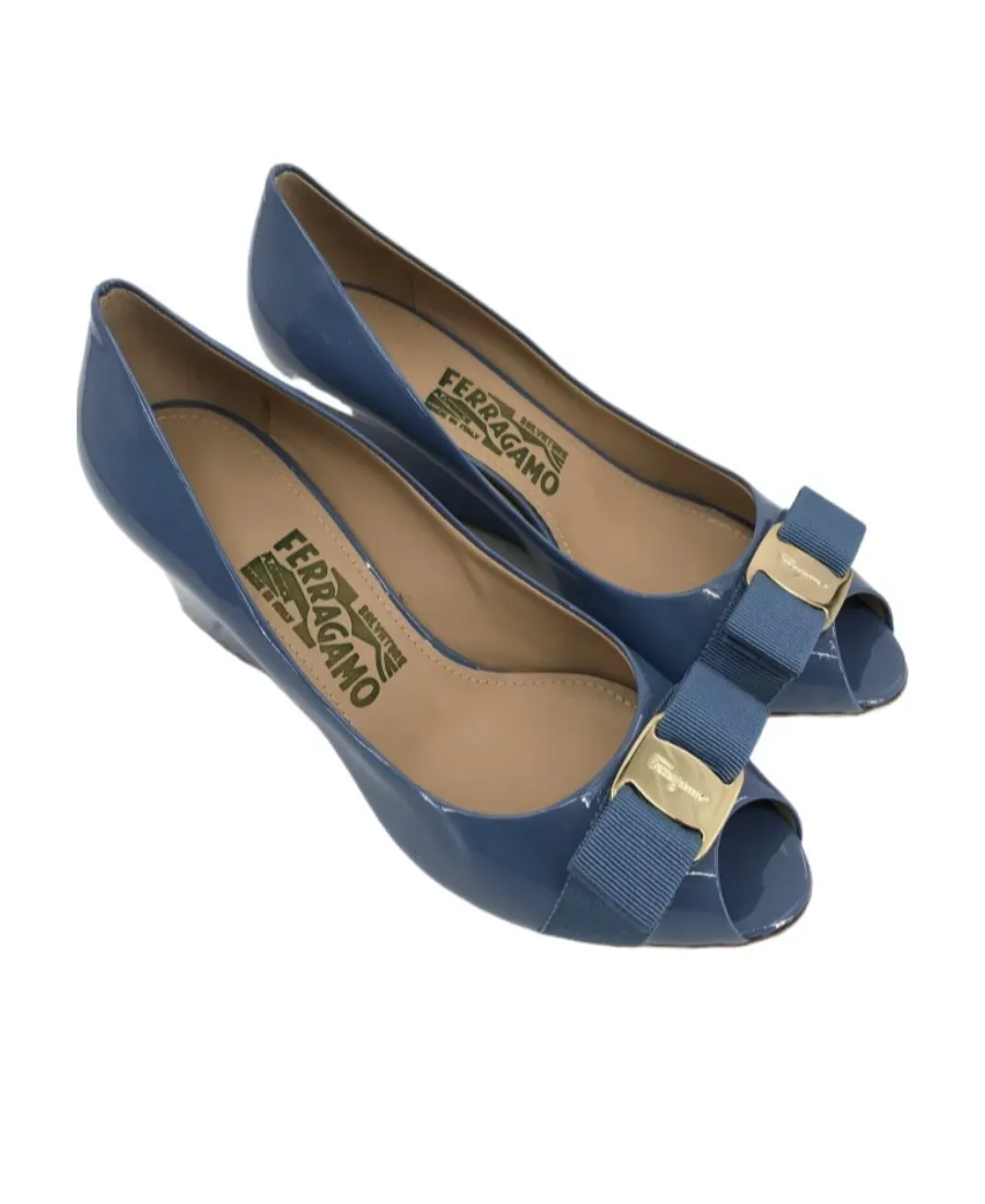 Logo Open-Toed Heels