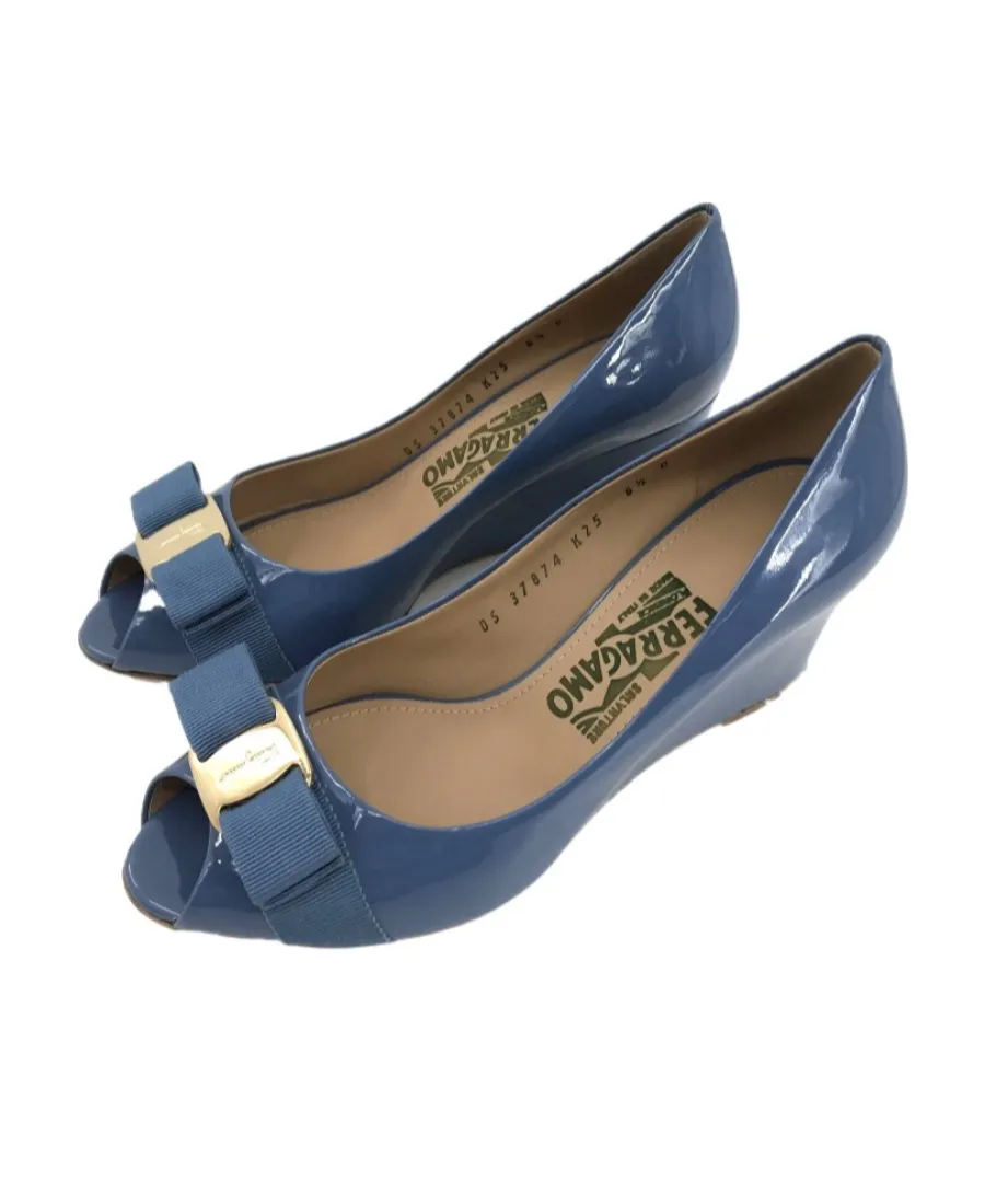 Logo Open-Toed Heels