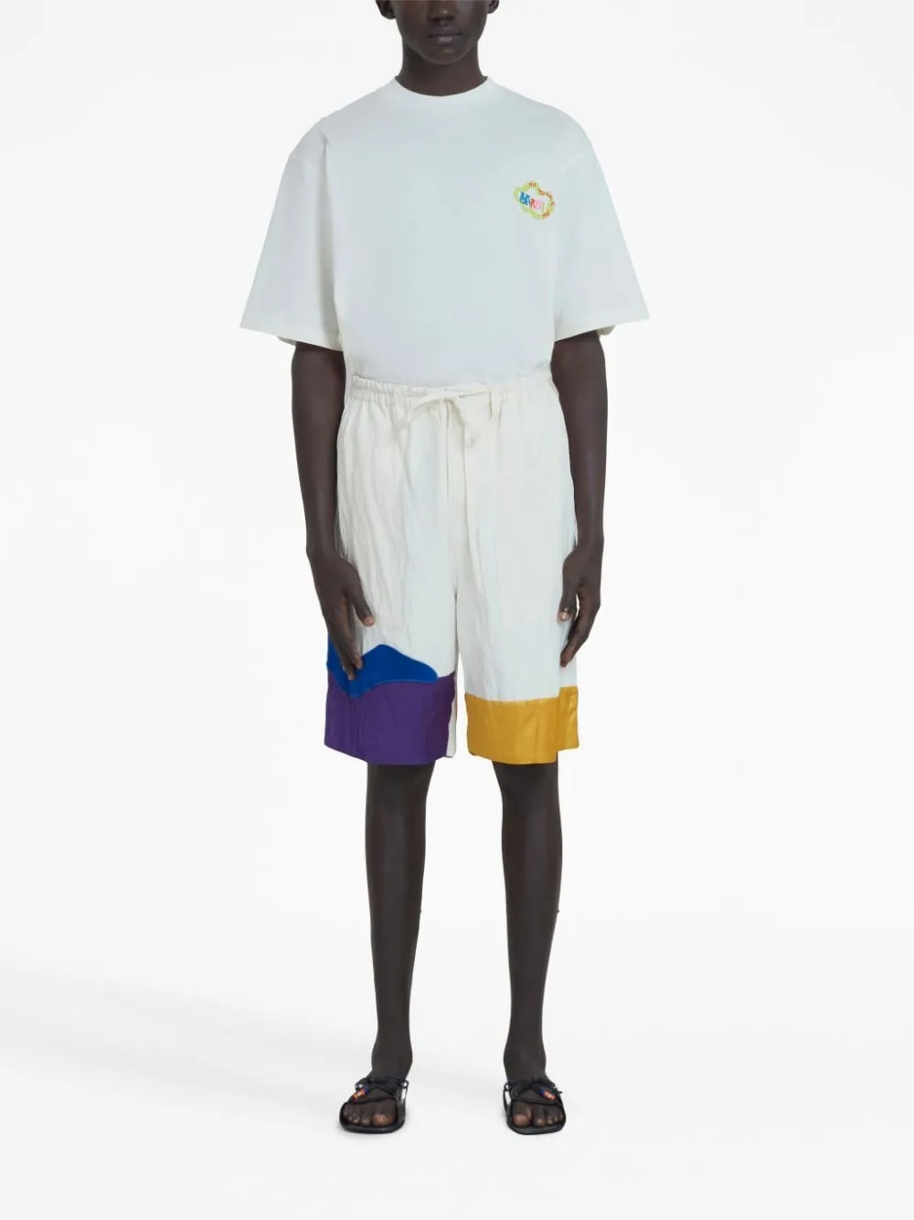 Marni Panelled Drop-Crotch Shorts