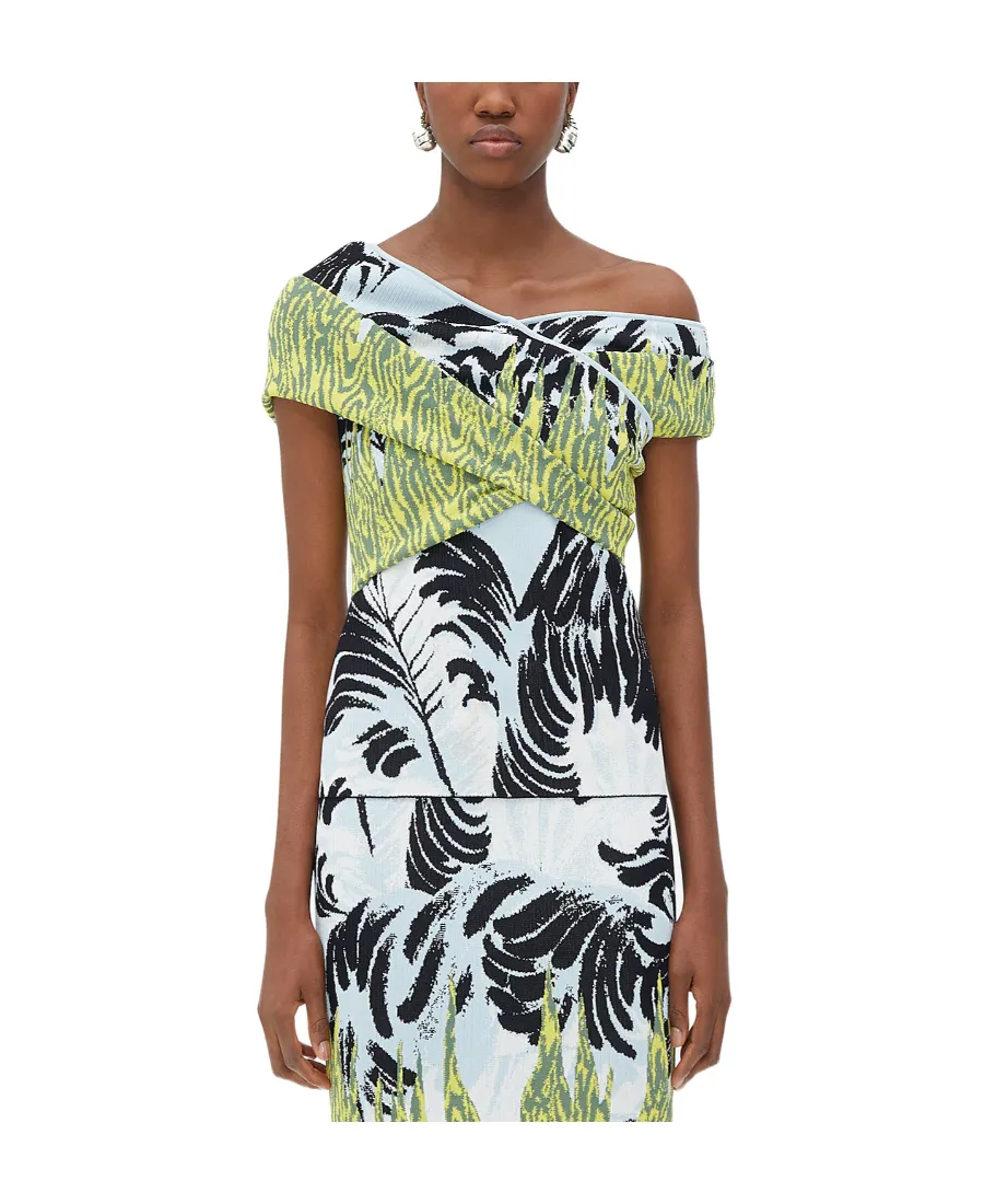 Bottega Veneta Graphic Jacquard Top