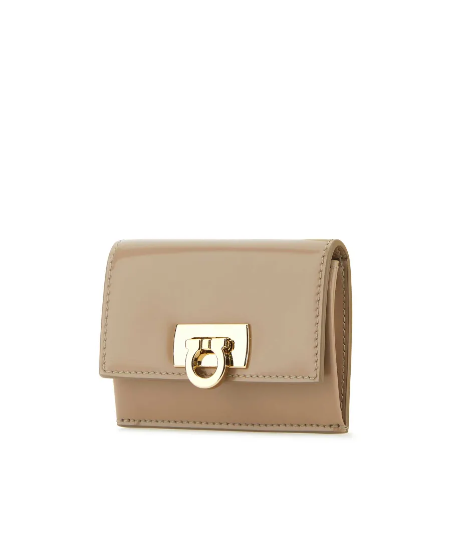 Gancini-Detail Calf-Leather Wallet