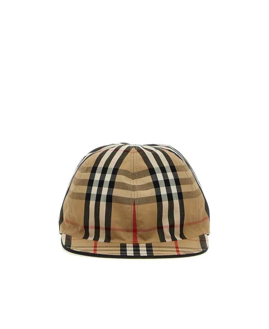 Burberry Kids Vintage Checked Reversible Baseball Cap