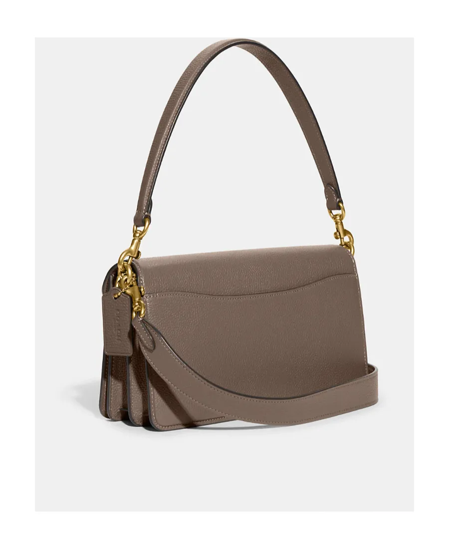 Coach Tabby 26 Logo Plaque Shoulder Bag