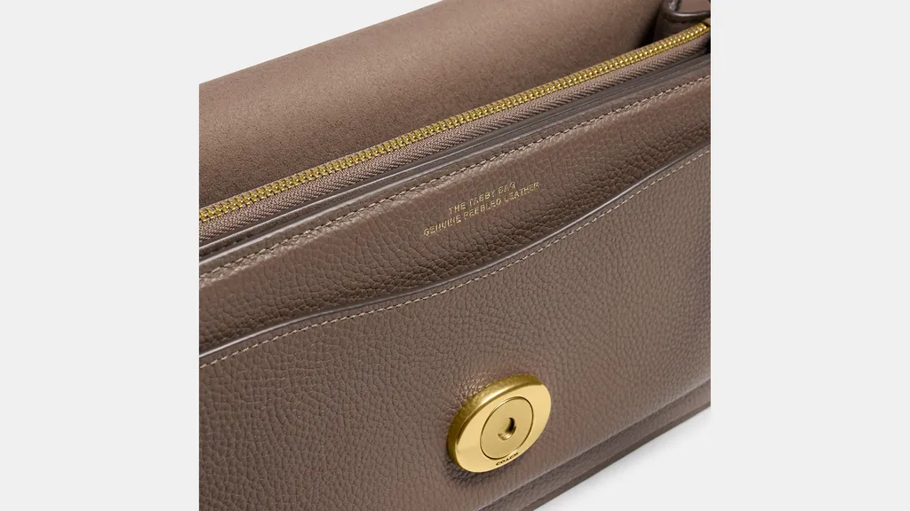 Coach Tabby 26 Logo Plaque Shoulder Bag