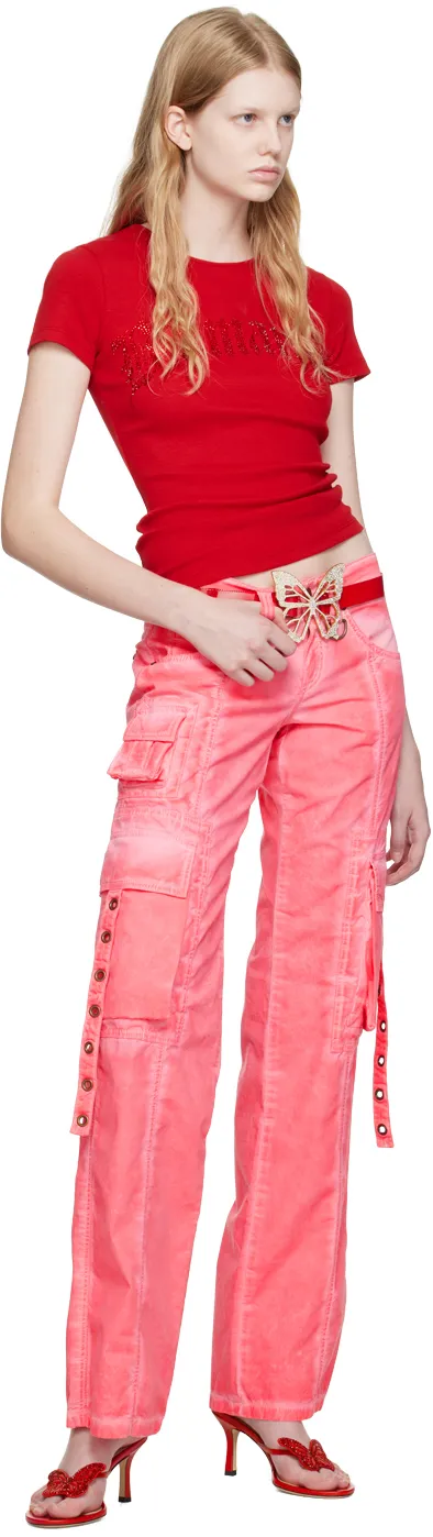 Plain Weave Casual Pants