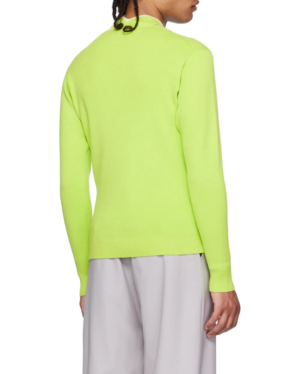 Hollow-Out Design Of Long-Sleeved Knitted Sweater