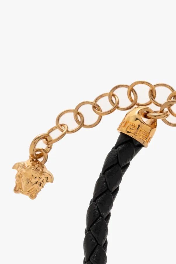 Versace Medusa Charm Lobster Claw Fastened Bracelet