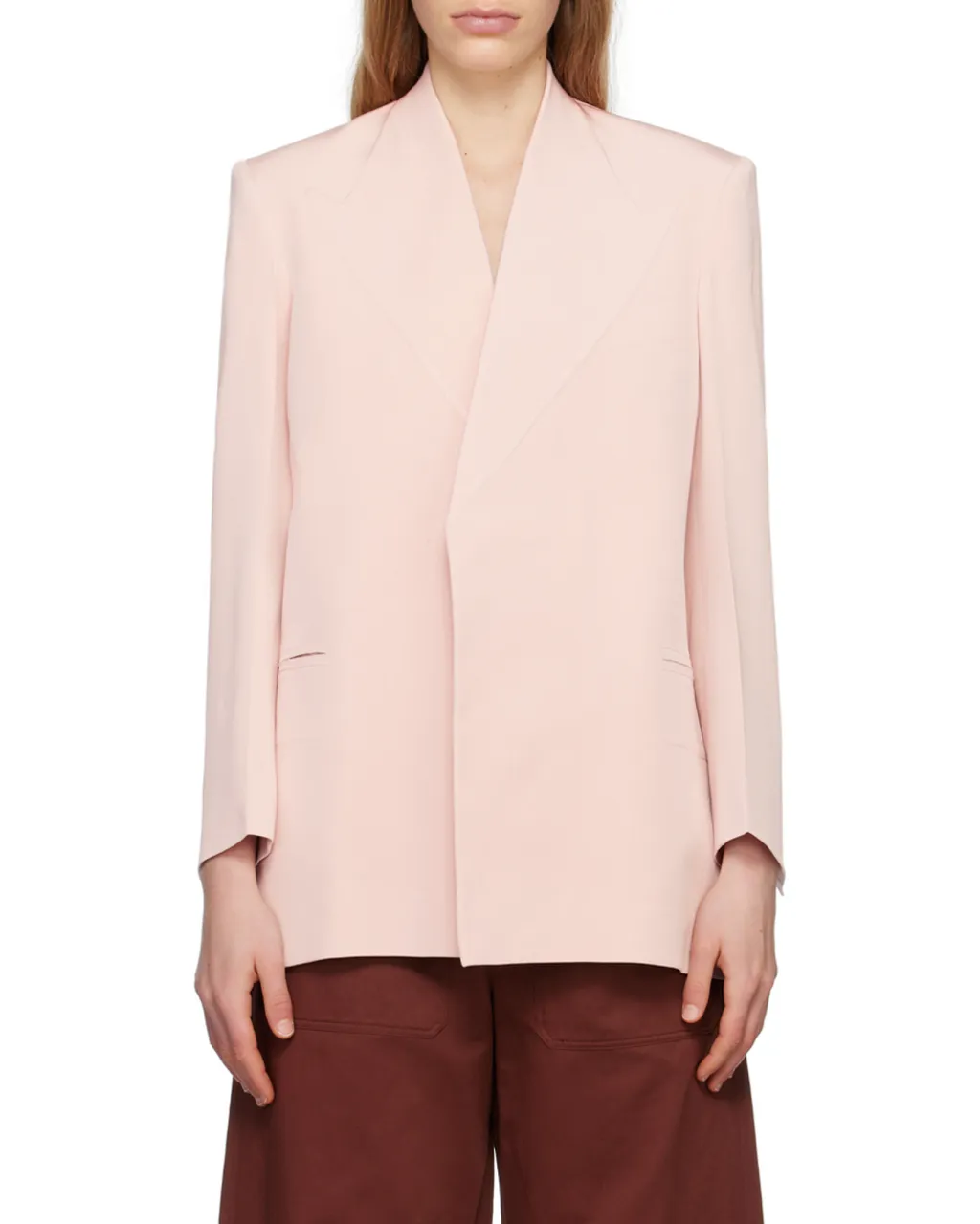 Victoria Beckham Straight Hem Oversized Blazer