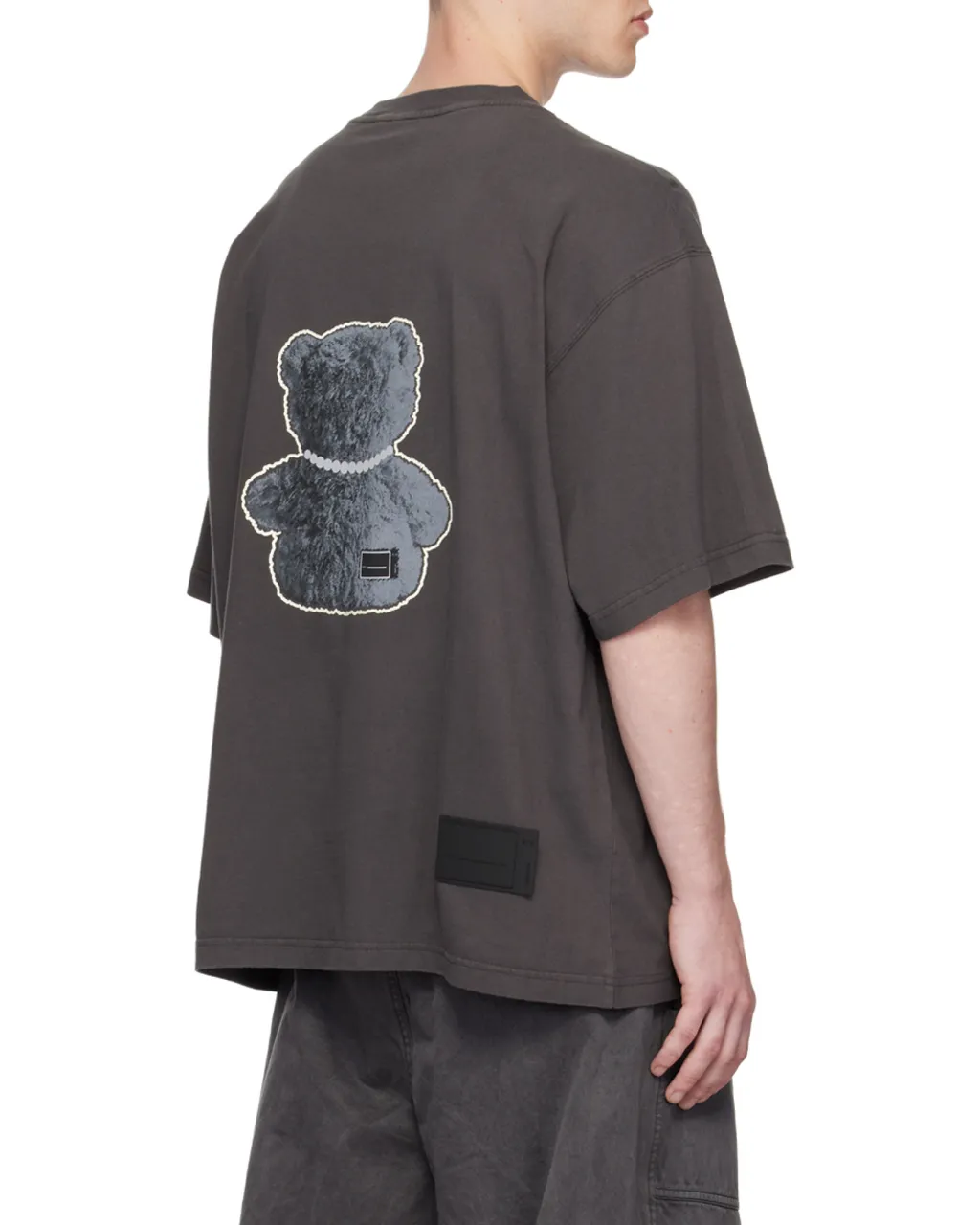 Necklace Teddy-Print Cotton T-Shirt