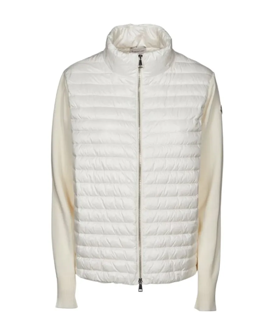 Logo Patch Front Zipper Long-Sleeved Jacket