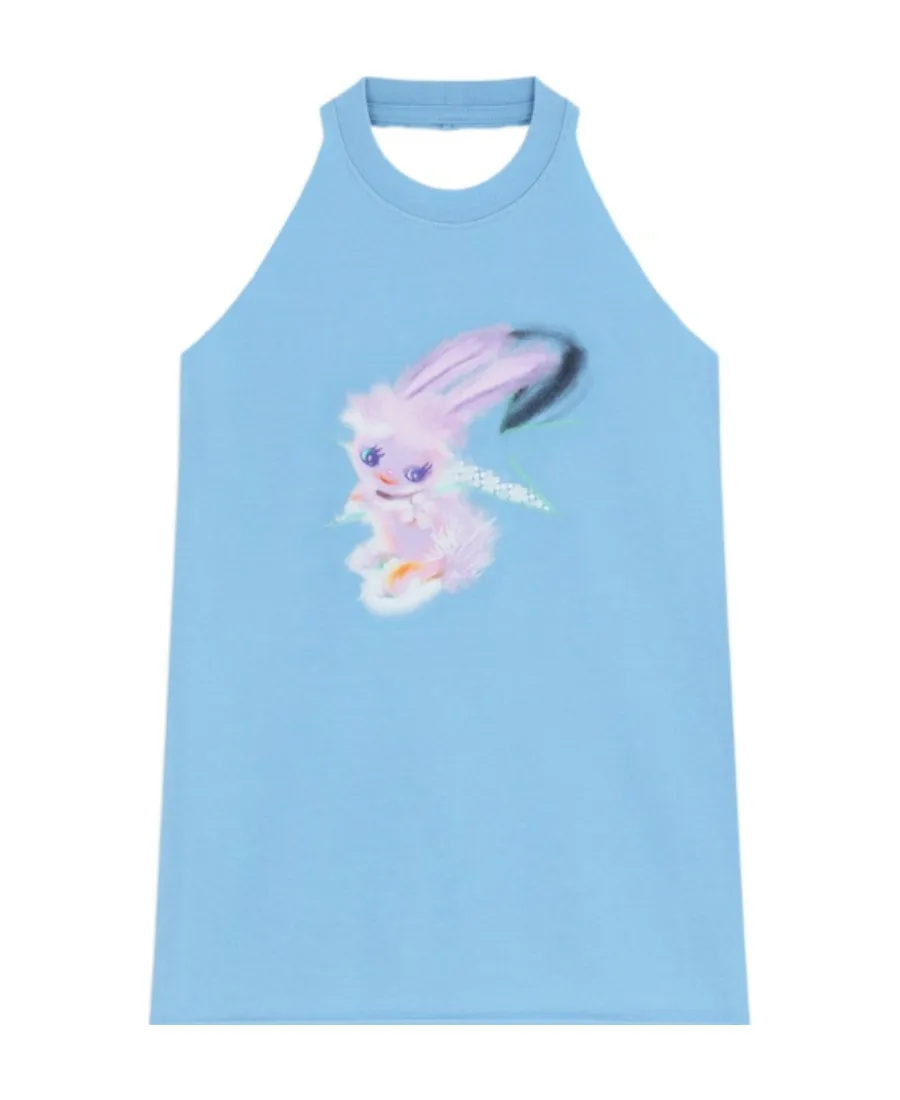 Printed Neck Vest