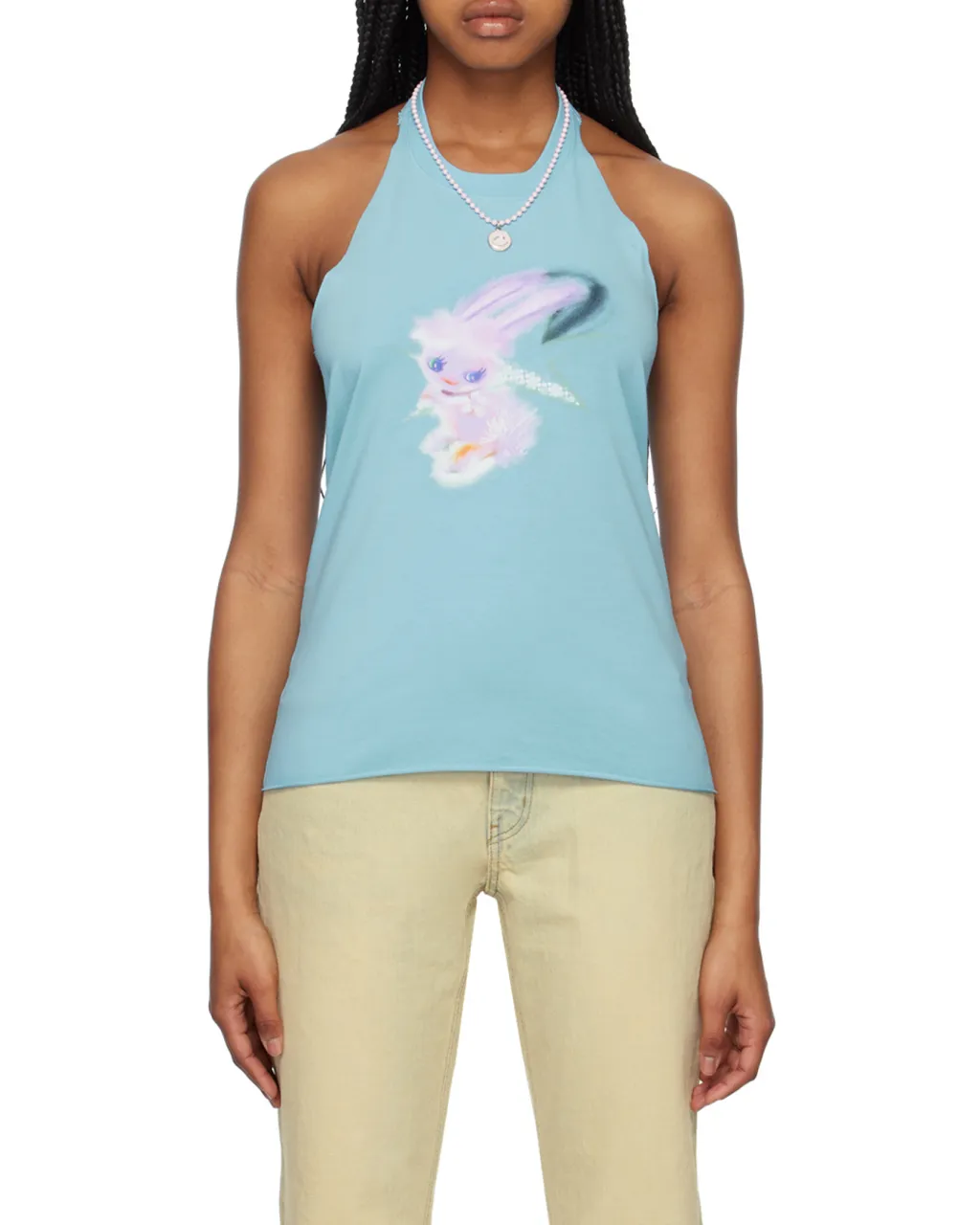 Printed Neck Vest