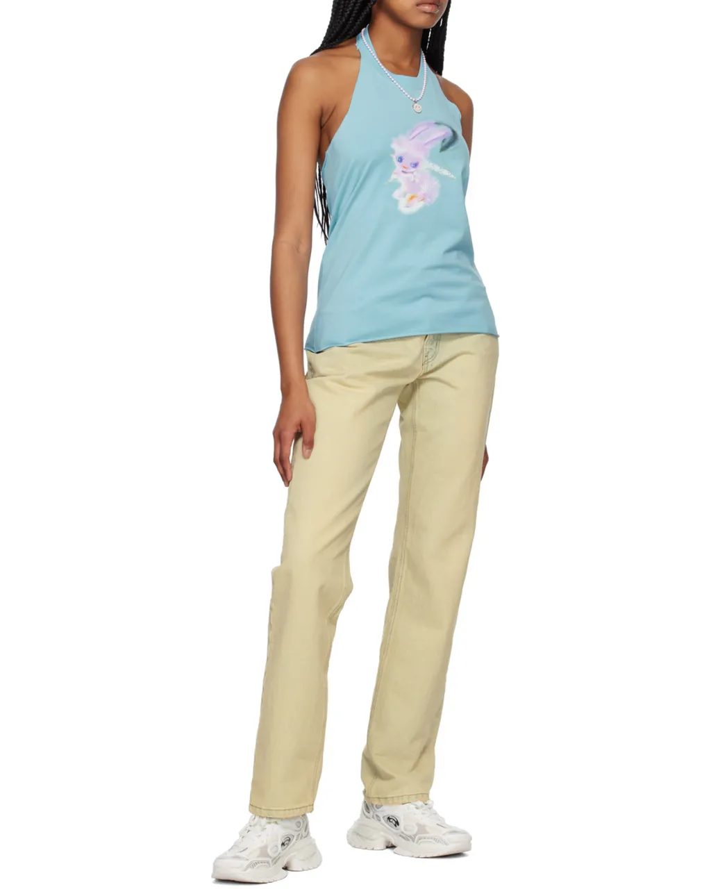 Printed Neck Vest