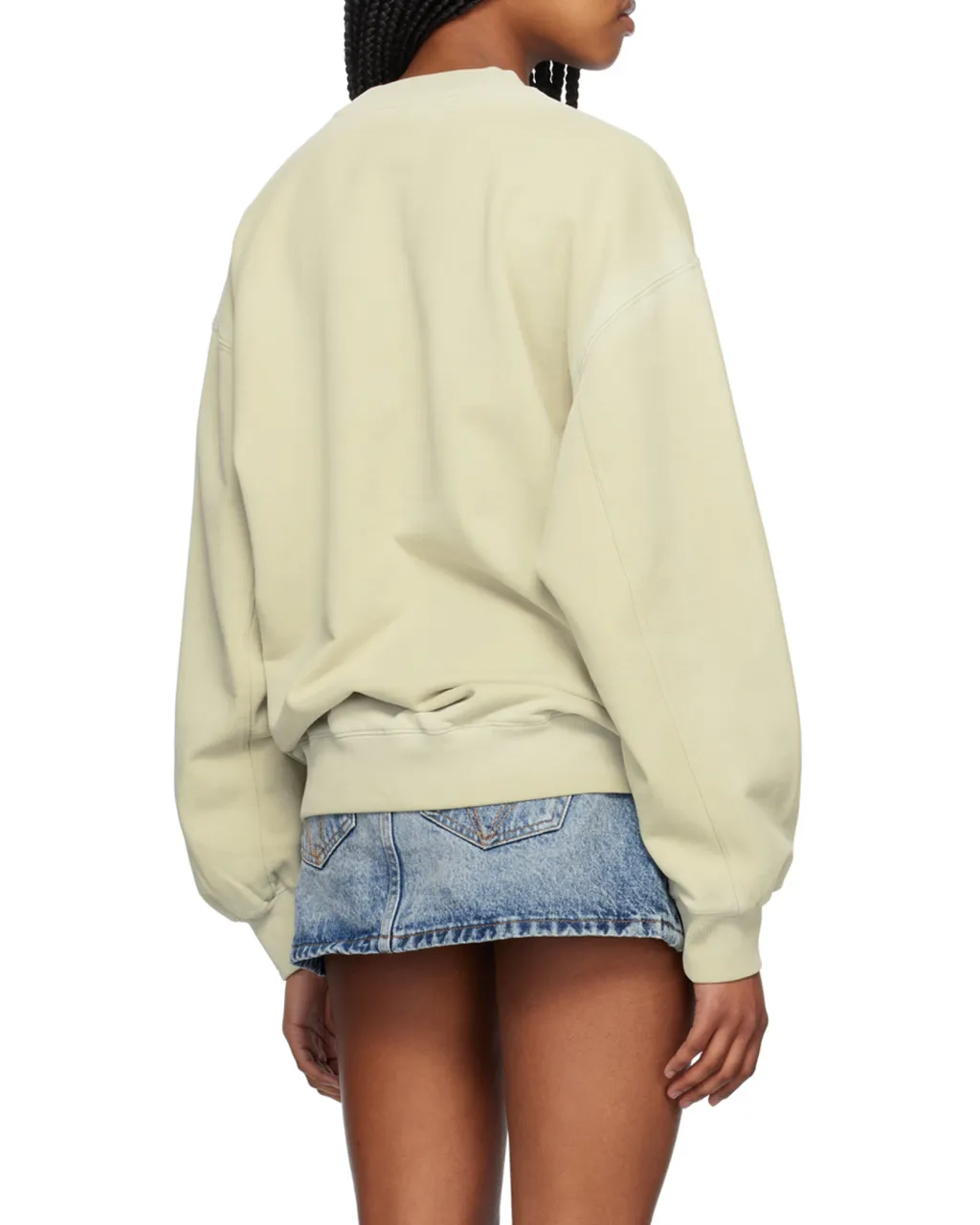 Heart Choker-Print Cotton Sweatshirt