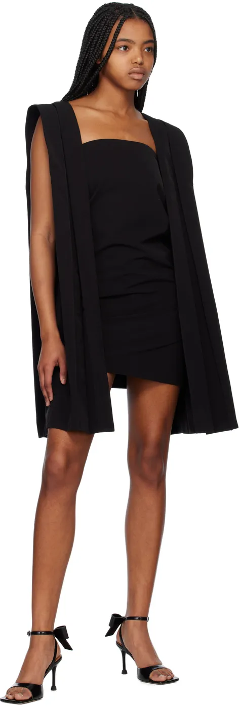 Pleat-Detail Sleeveless Minidress
