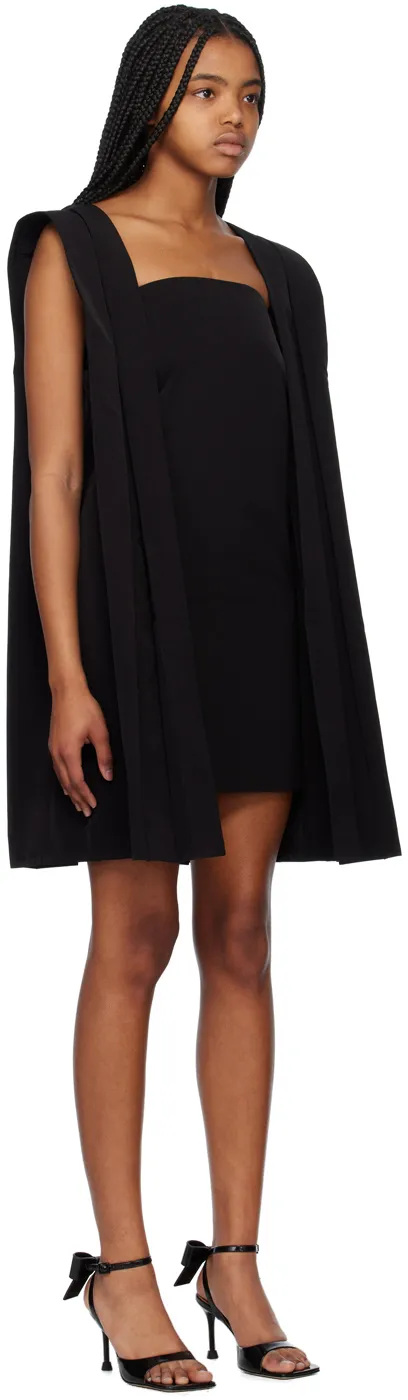 Pleat-Detail Sleeveless Minidress