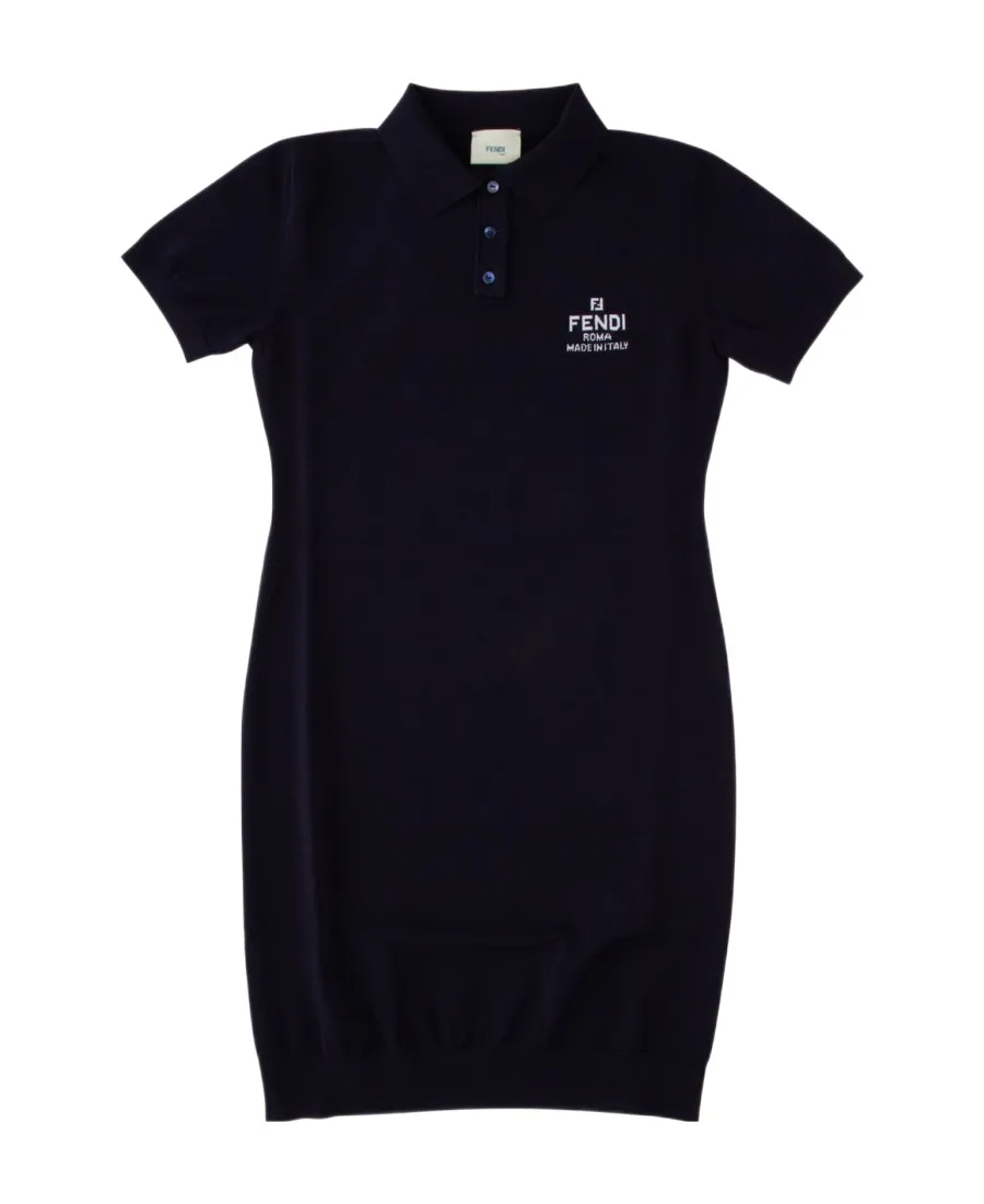 Fendi Kids Short-Sleeved Polo Shirt Dress