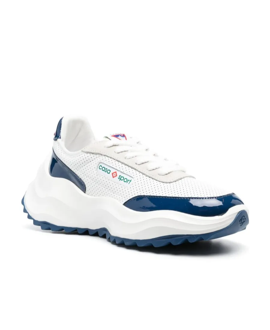 Logo-Patch Lace-Up Sneakers