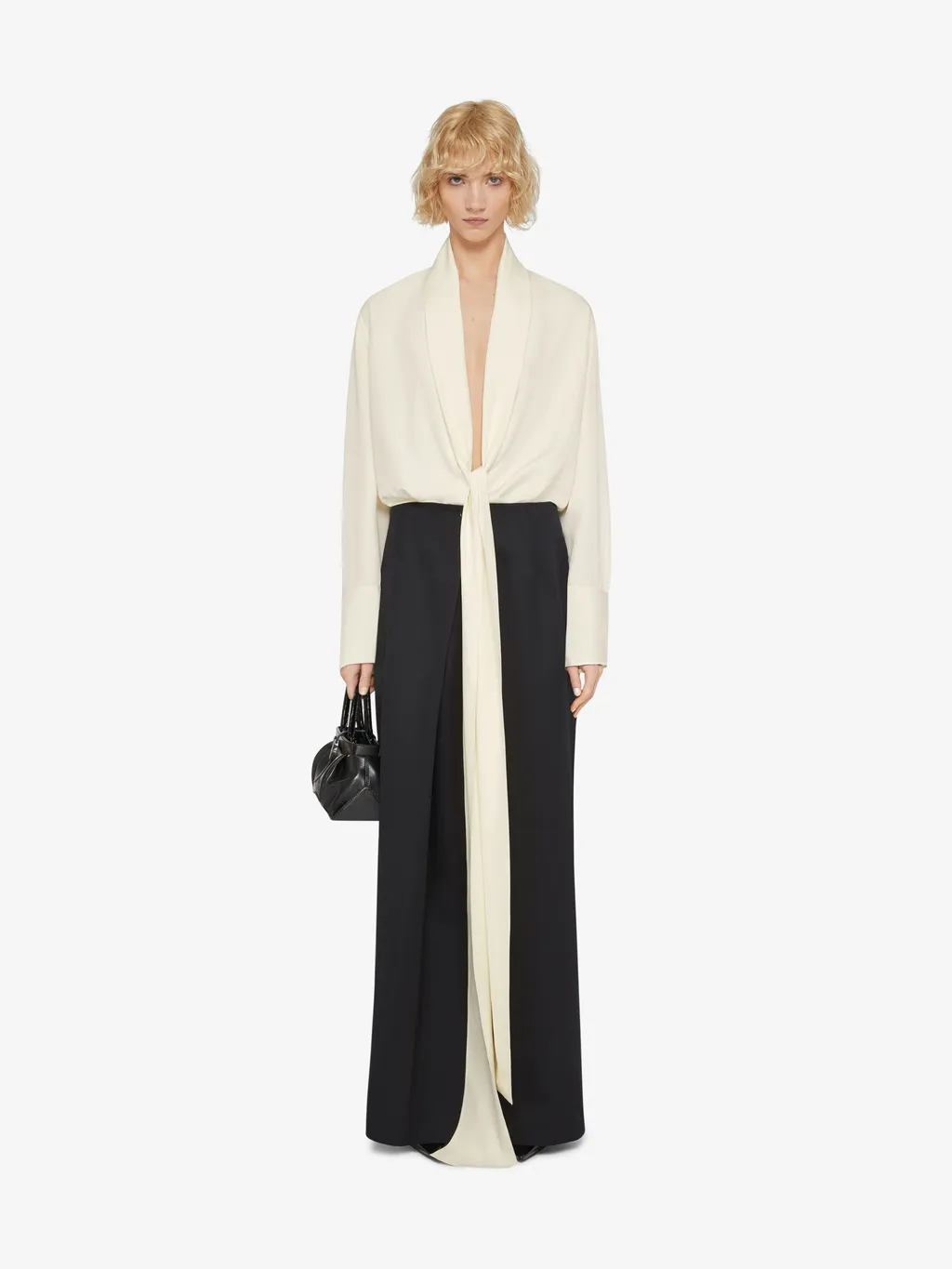Givenchy Low-Waisted Wrapped Maxi Skirt